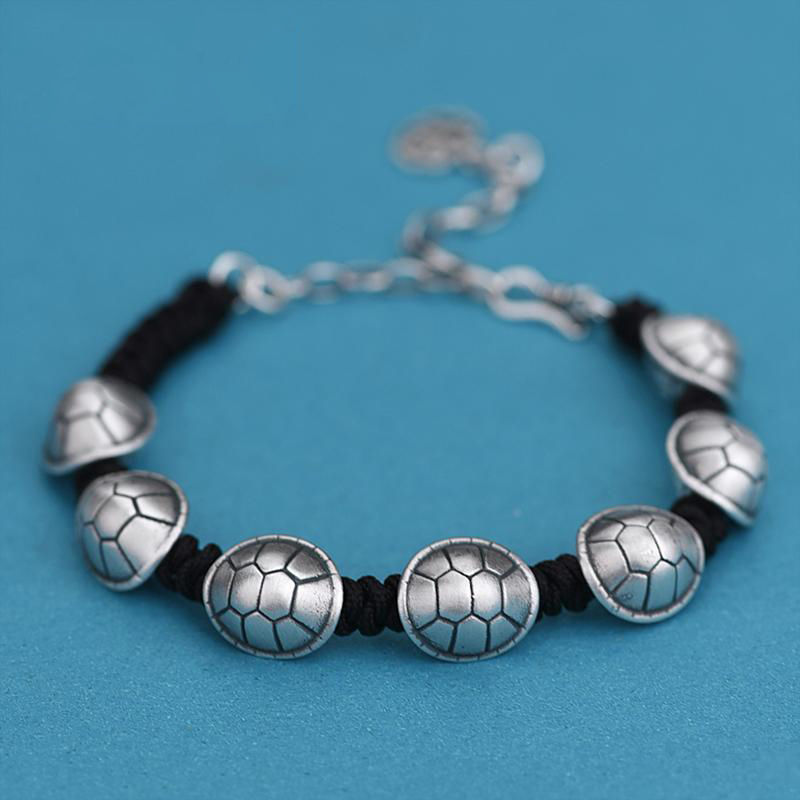 Ethnic Fashion World - Pulseira masculina de prata esterlina estilo