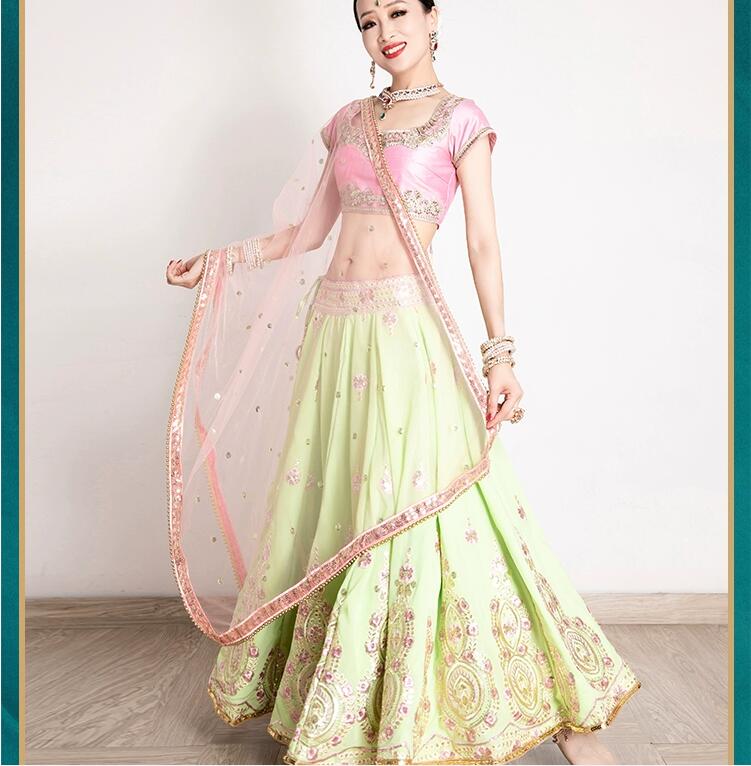 Salwar Kameez Set - Conjunto de vestido de dança feminino