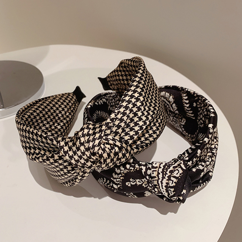 Go Ethnic Fashion - Hairband antiderrapante para mulheres, tecido de