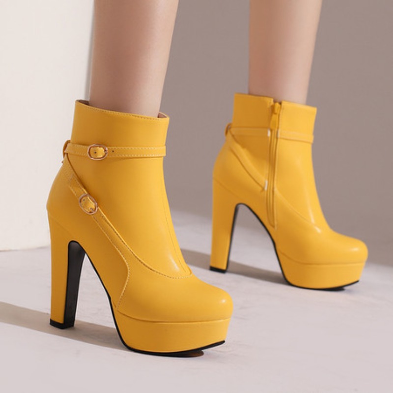 Ethnic Fashion For Women - Botas de plataforma de moda feminina