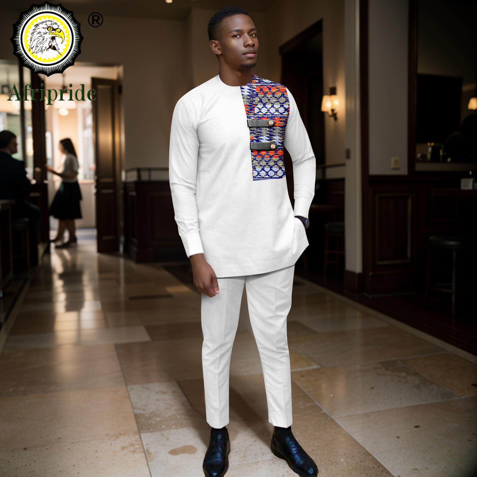 Dashiki Shirt Men - Roupa africana masculina, fato de treino