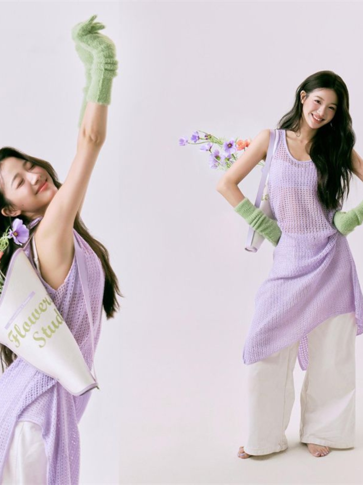 Ethnic Fashion Studio - Conjunto de Top e Saia Feminino