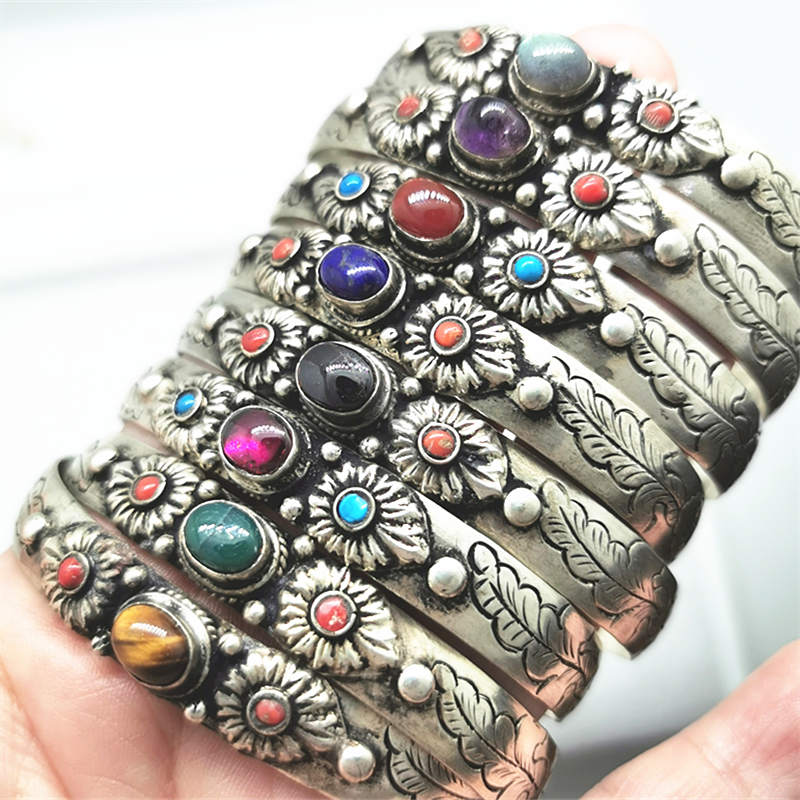 Ethnic Fashion Com - Bangle aberto do punho do vintage