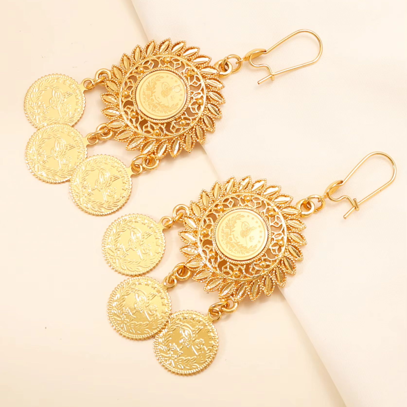 Ethnic Fashion Co In - Brincos Florais Étnicos Vintage Boho KDE,
