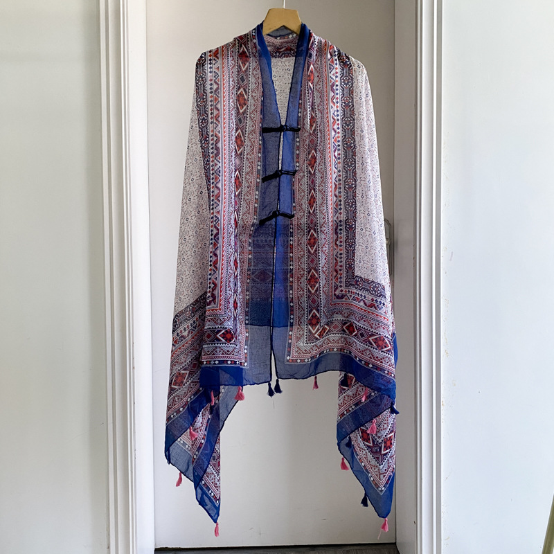 Go Ethnic Fashion - Novo xale paisley estilo étnico com