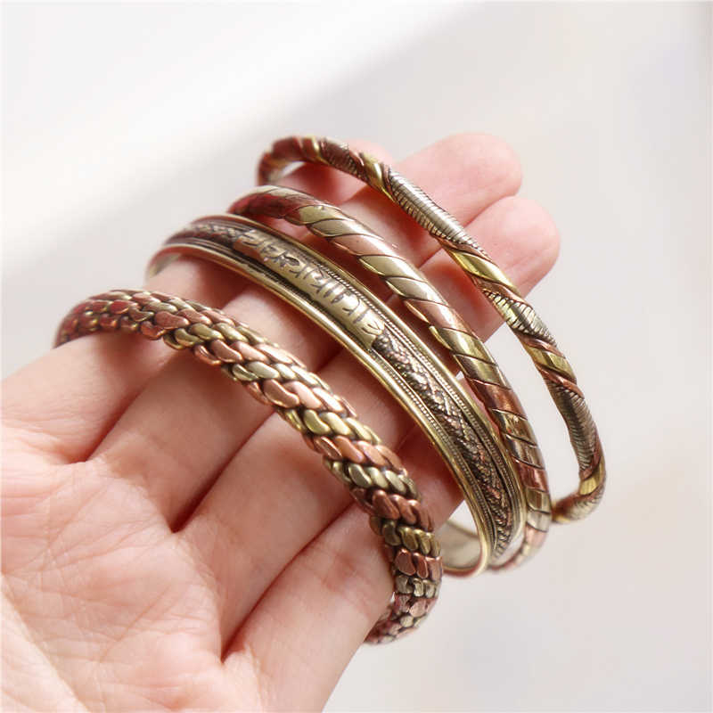 Ethnic Fashion Com - Joias Indianas Pulseiras Finas Abertas Envolvidas