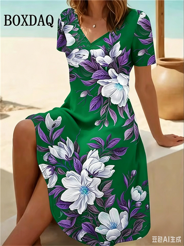 Ethnic Fashion Dress - Vestidos Femininos Plus Size 6XL, Vestido