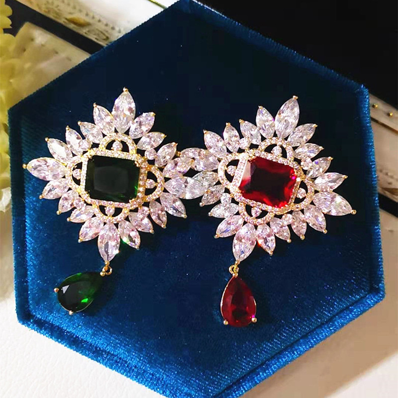 Ethnic Wear - Broche vintage cristal luxo pingente broches