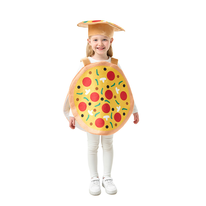 Ethnic Fast Fashion - Fantasia Infantil de Pizza para Halloween
