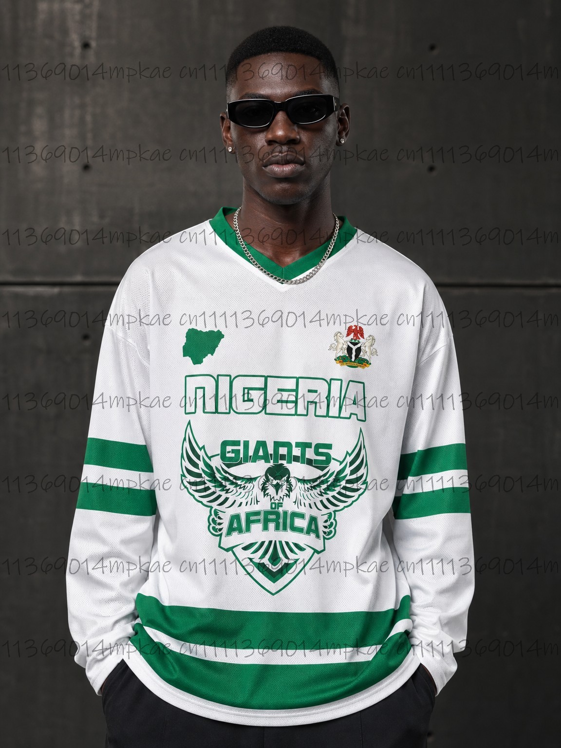 Men'S Ethnic Fashion Trends - Camiseta Masculina de Manga Longa com
