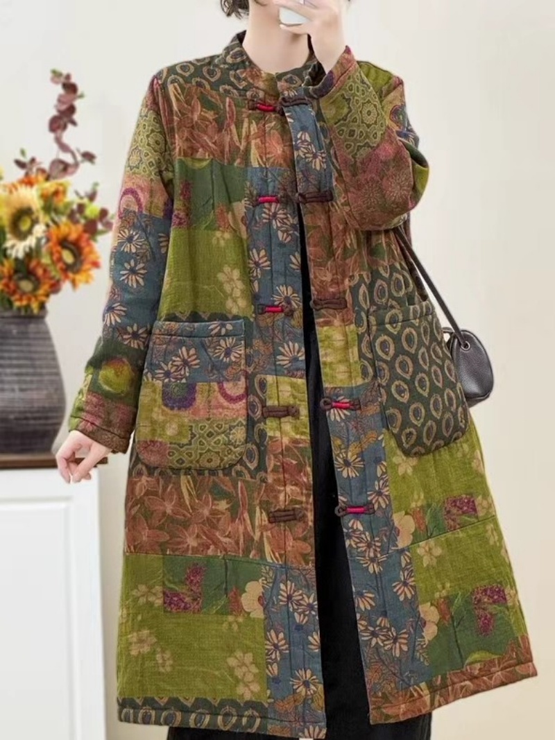 Jaqueta Acolchoada Feminina de - Winter Ethnic Fashion For Women avaliação e preço