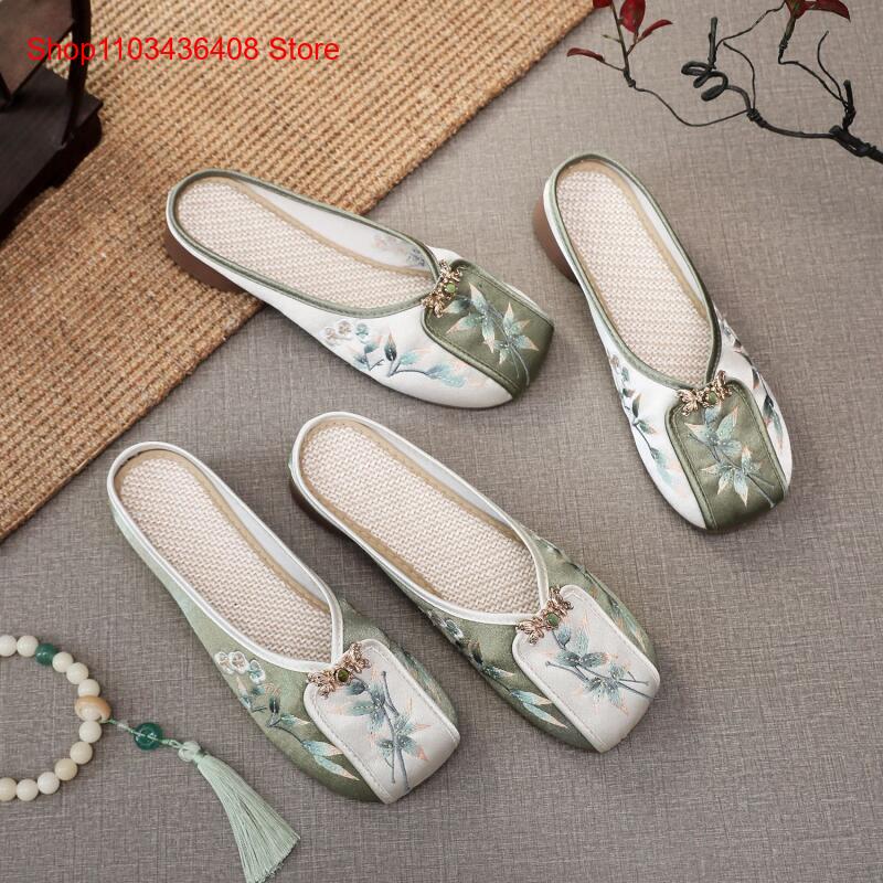 Novos Chinelos Bordados para C - Ethnic Fashion For Women avaliação e preço