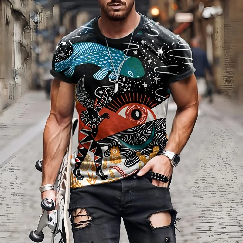 Camisetas com Estampa Étnica V - Men'S Ethnic Fashion Trends avaliação e preço
