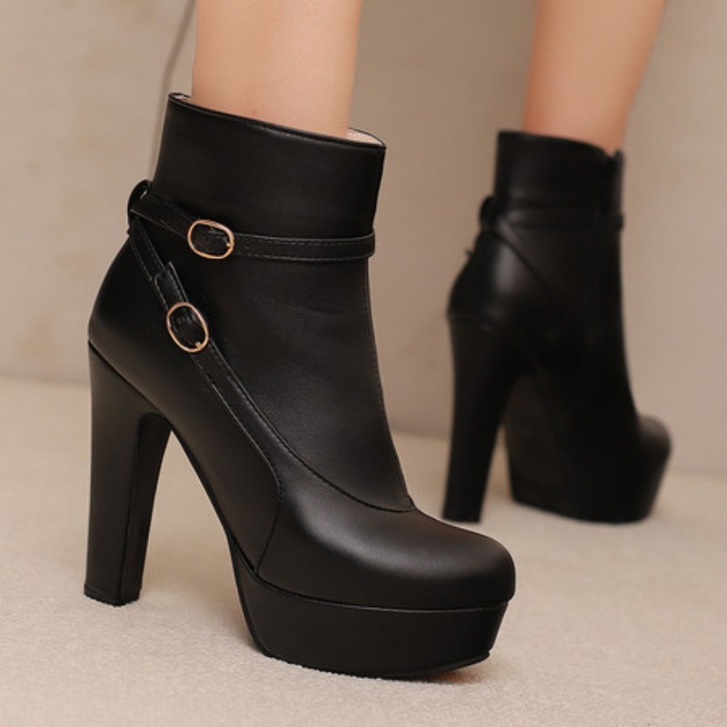 Botas de plataforma de moda fe - Ethnic Fashion For Women avaliação e preço