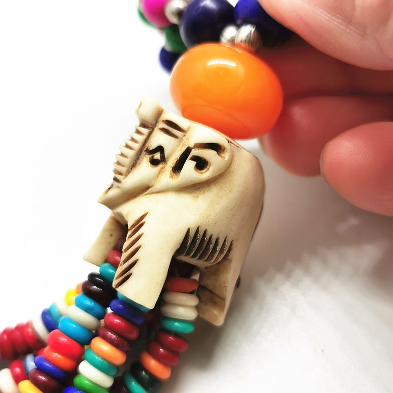 Tibetano Jóias Rainbow Yak Oss - Ethnic Fashion Com avaliação e preço