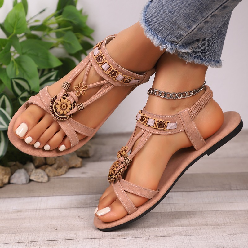 Sandálias étnicas vintage com  - Ethnic Fashion For Women avaliação e preço
