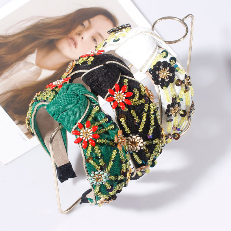 Faixa de cabelo étnica bordada - Go Ethnic Fashion avaliação e preço
