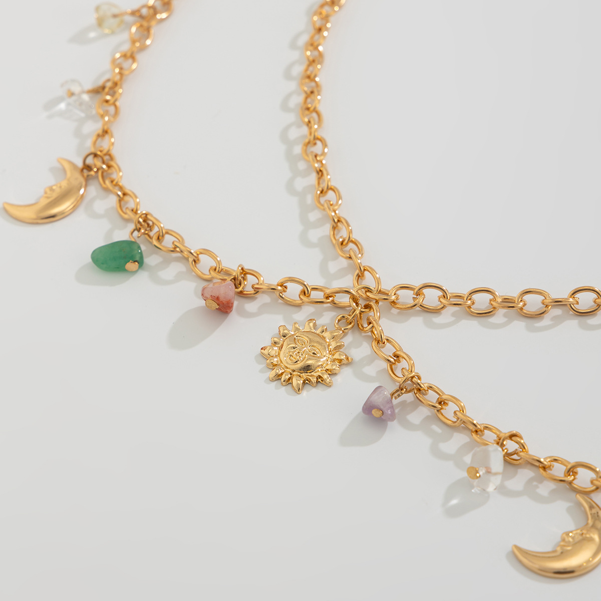 Boho estrela lua sol pingente  - Ethnic Fashion Jewellery avaliação e preço