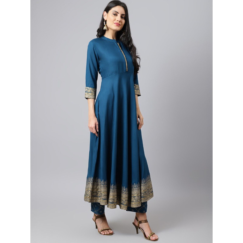 Conjunto de Kurta Feminina Ind - Salwar Kameez Set avaliação e preço