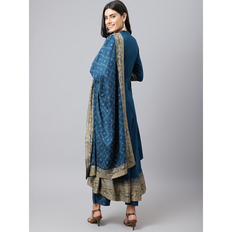 Conjunto de Kurta Feminina Ind - Salwar Kameez Set avaliação e preço