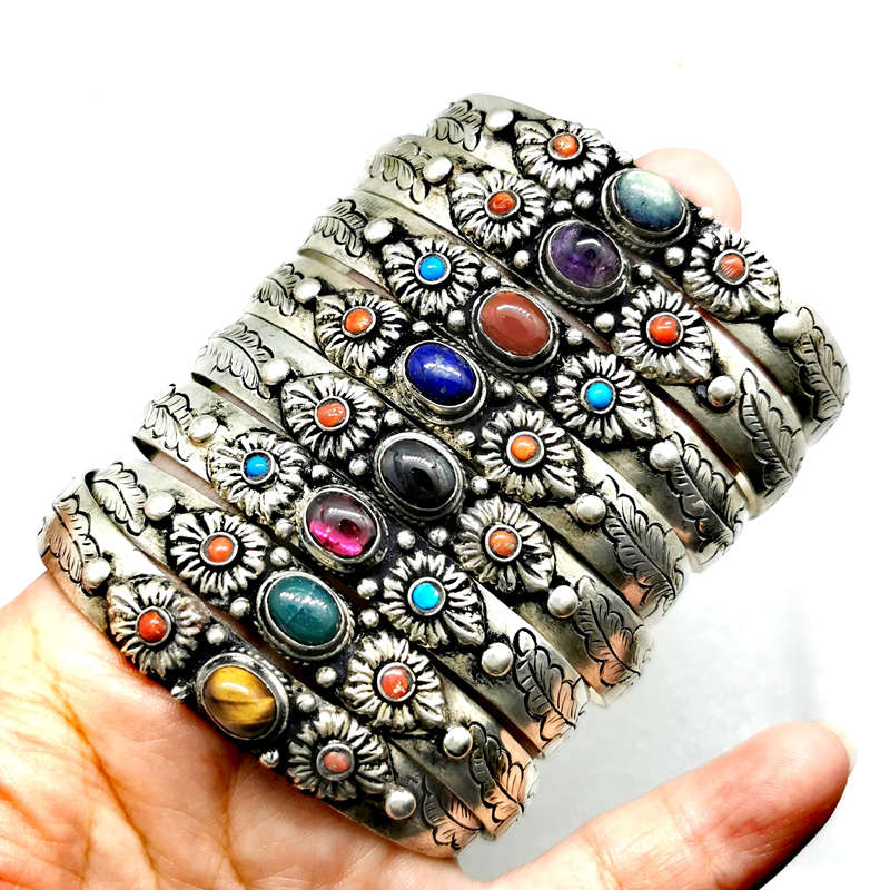 Bangle aberto do punho do vint - Ethnic Fashion Com avaliação e preço