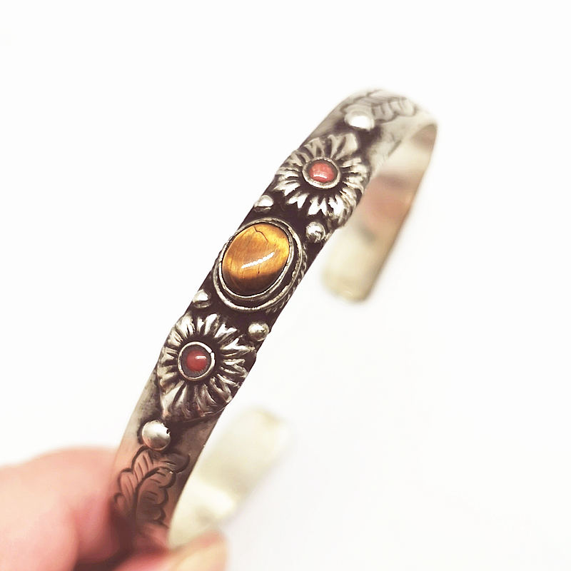 Bangle aberto do punho do vint - Ethnic Fashion Com avaliação e preço