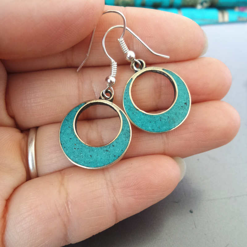 Brincos Étnicos Vintage com Pi - Ethnic Fashion Com avaliação e preço
