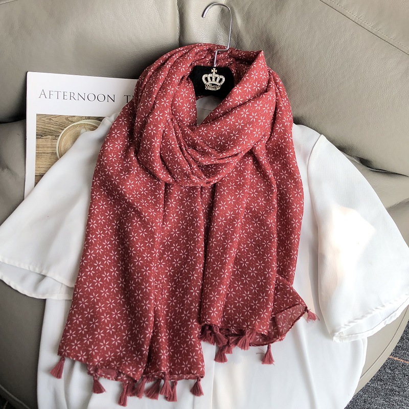 Cachecol de linho de algodão e - Winter Ethnic Fashion For Women avaliação e preço