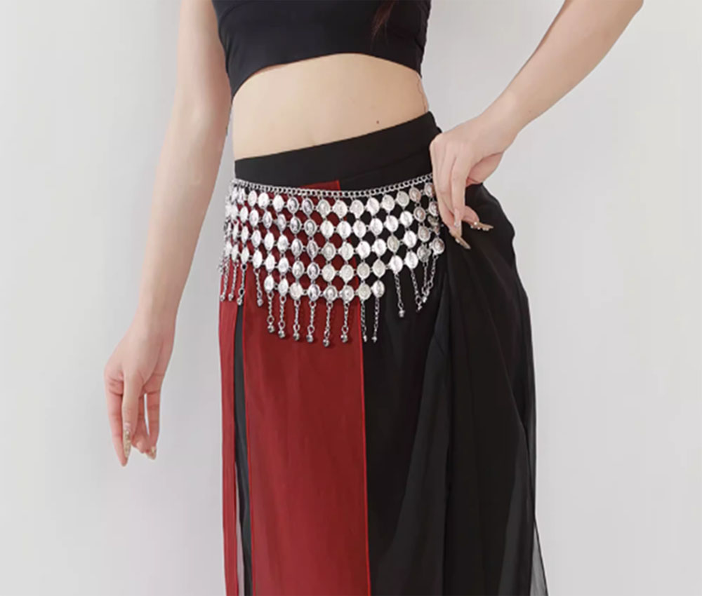 Liga Moedas Borla Cadeia Cintu - Ethnic Fashion Co In avaliação e preço