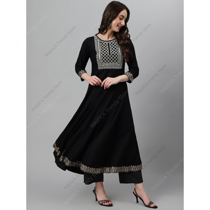 Conjunto de Kurta e Calça em R - Salwar Kameez Set avaliação e preço