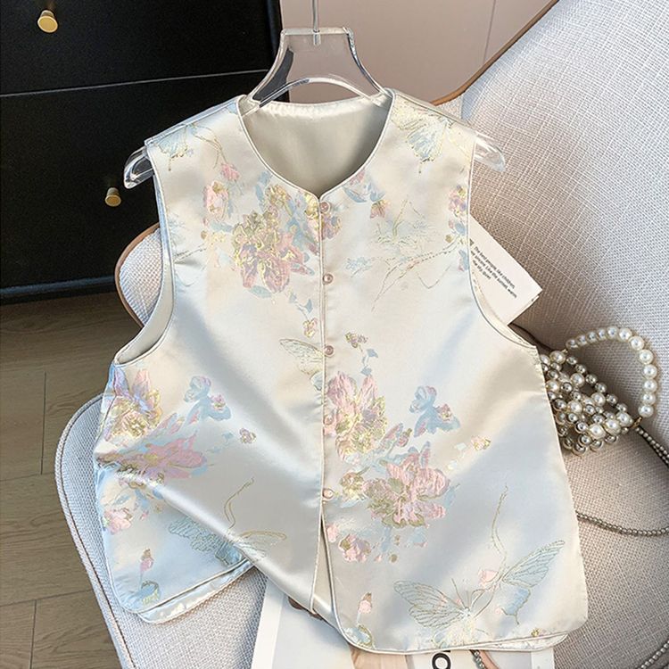 Novo Colete de Estilo Chinês c - Ethnic Fashion Trends 2025 avaliação e preço