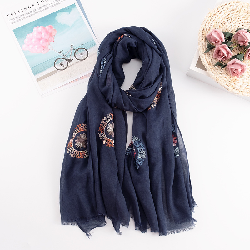 Lenço Longo Bordado Étnico par - Winter Ethnic Fashion For Women avaliação e preço