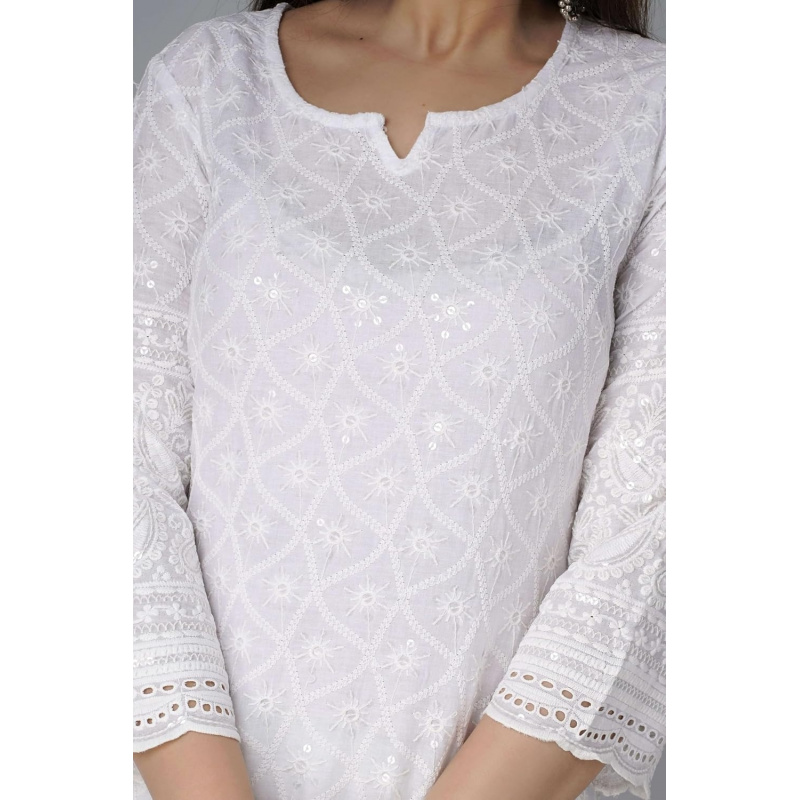 Kurtis indianos de algodão Chi - Salwar Kameez Set avaliação e preço