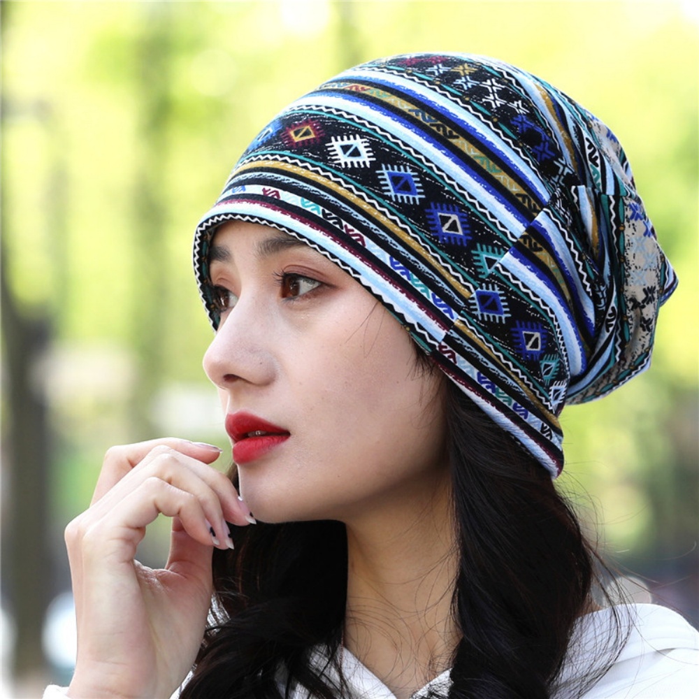 Gorro Feminino Multifuncional  - Winter Ethnic Fashion For Women avaliação e preço