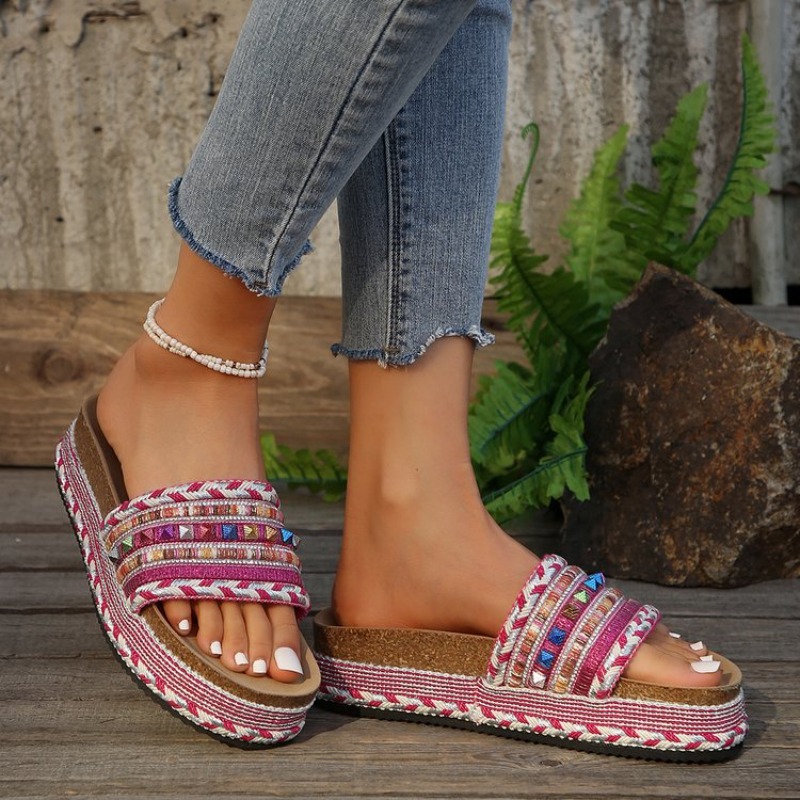 Sandálias Femininas Boêmias da - Ethnic Fashion For Women avaliação e preço