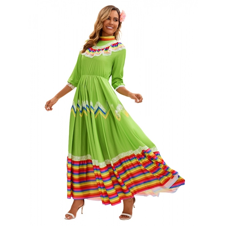 Vestido de Dança Étnica Femini - Ethnic Fashion Trends 2025 avaliação e preço