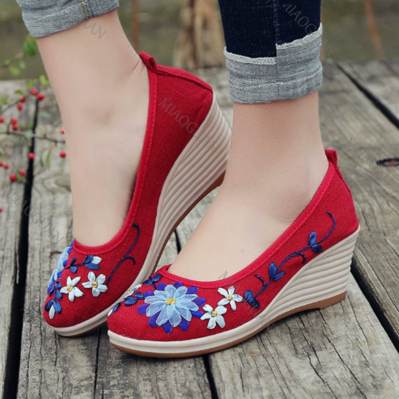 Sapatos Femininos Confortáveis - Ethnic Fashion For Women avaliação e preço
