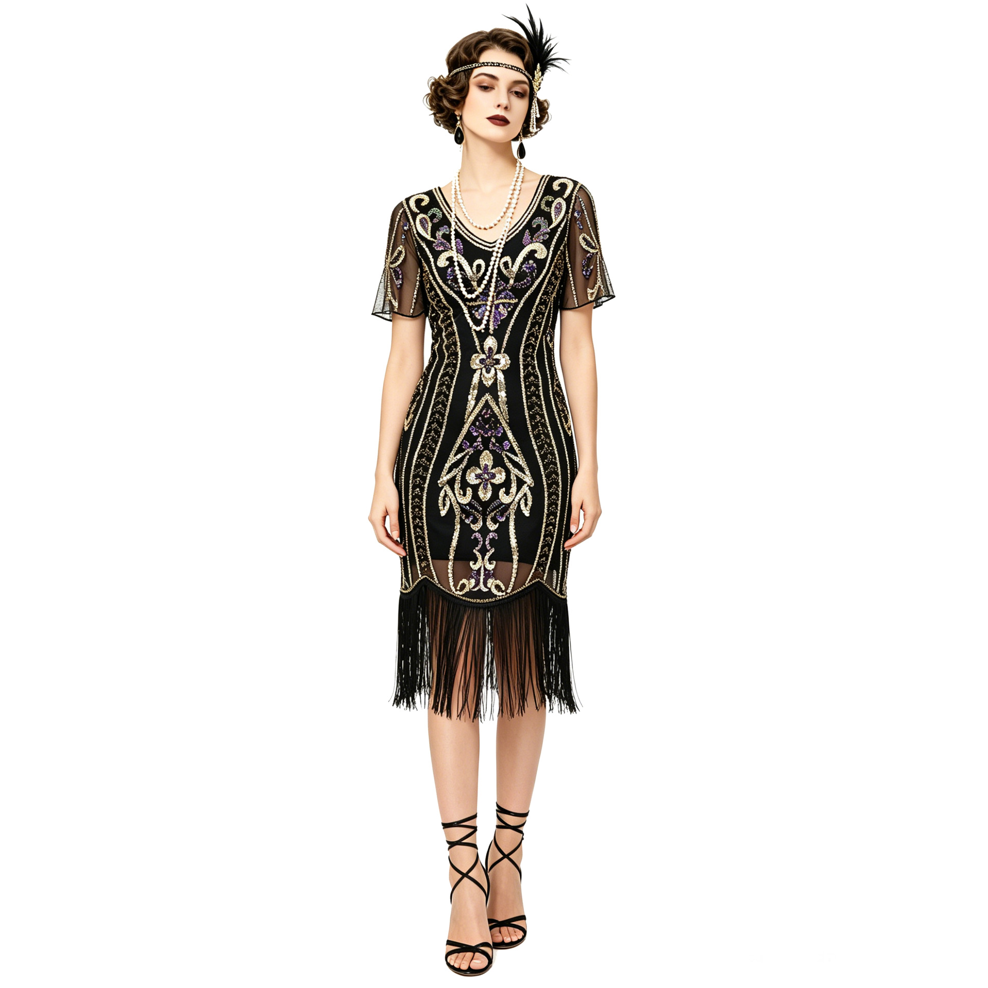Novo Vestido Vintage com Lante - Ethnic Fashion Dress avaliação e preço