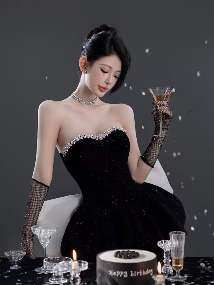 Traje Elegante Preto para Foto - Ethnic Fashion Studio avaliação e preço