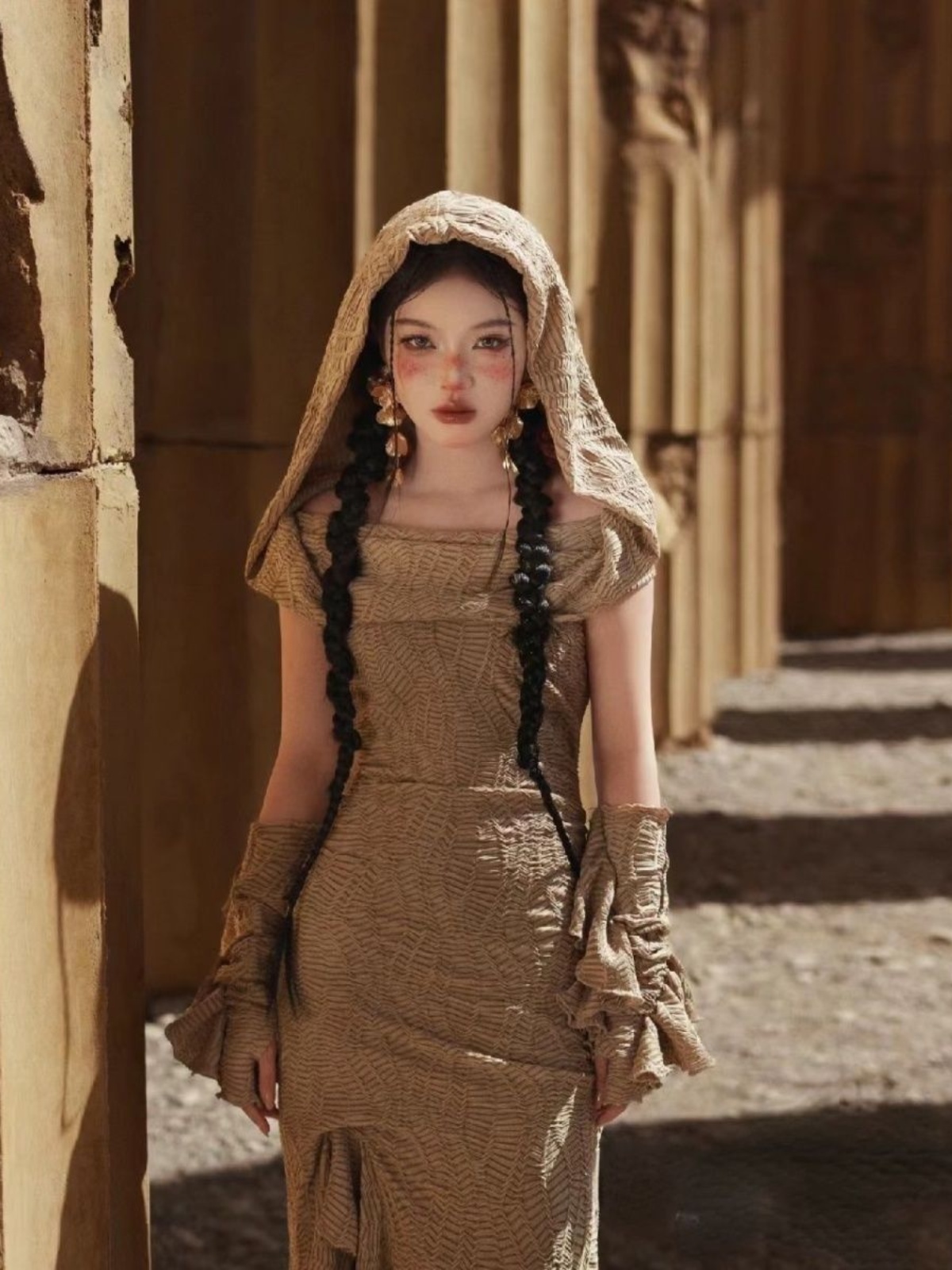 Vestido de Estilo Princesa do  - Ethnic Fashion Studio avaliação e preço