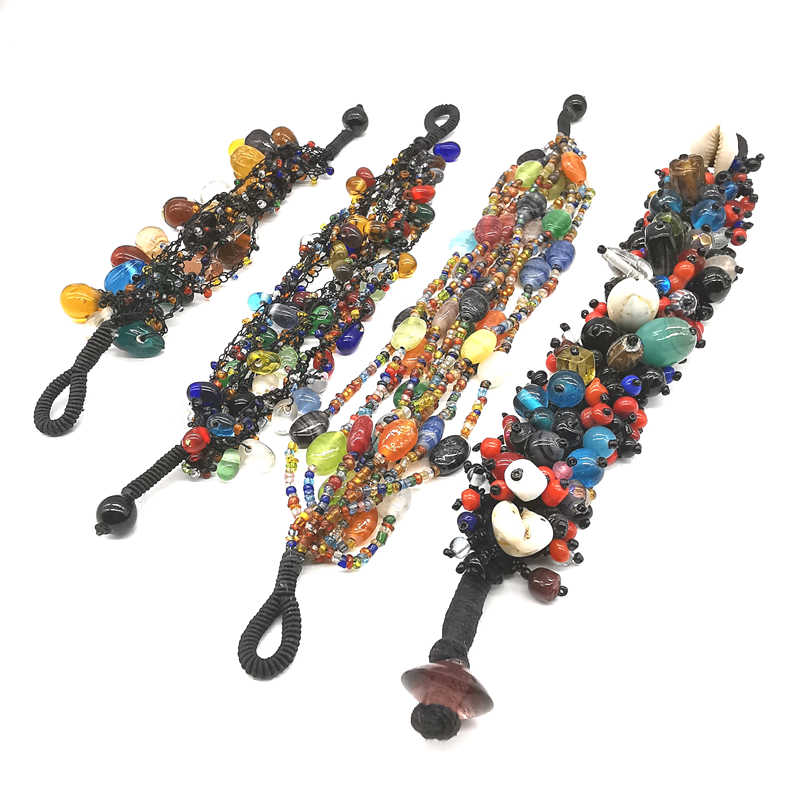 Nepal colorido antigo lampwork - Ethnic Fashion Com avaliação e preço