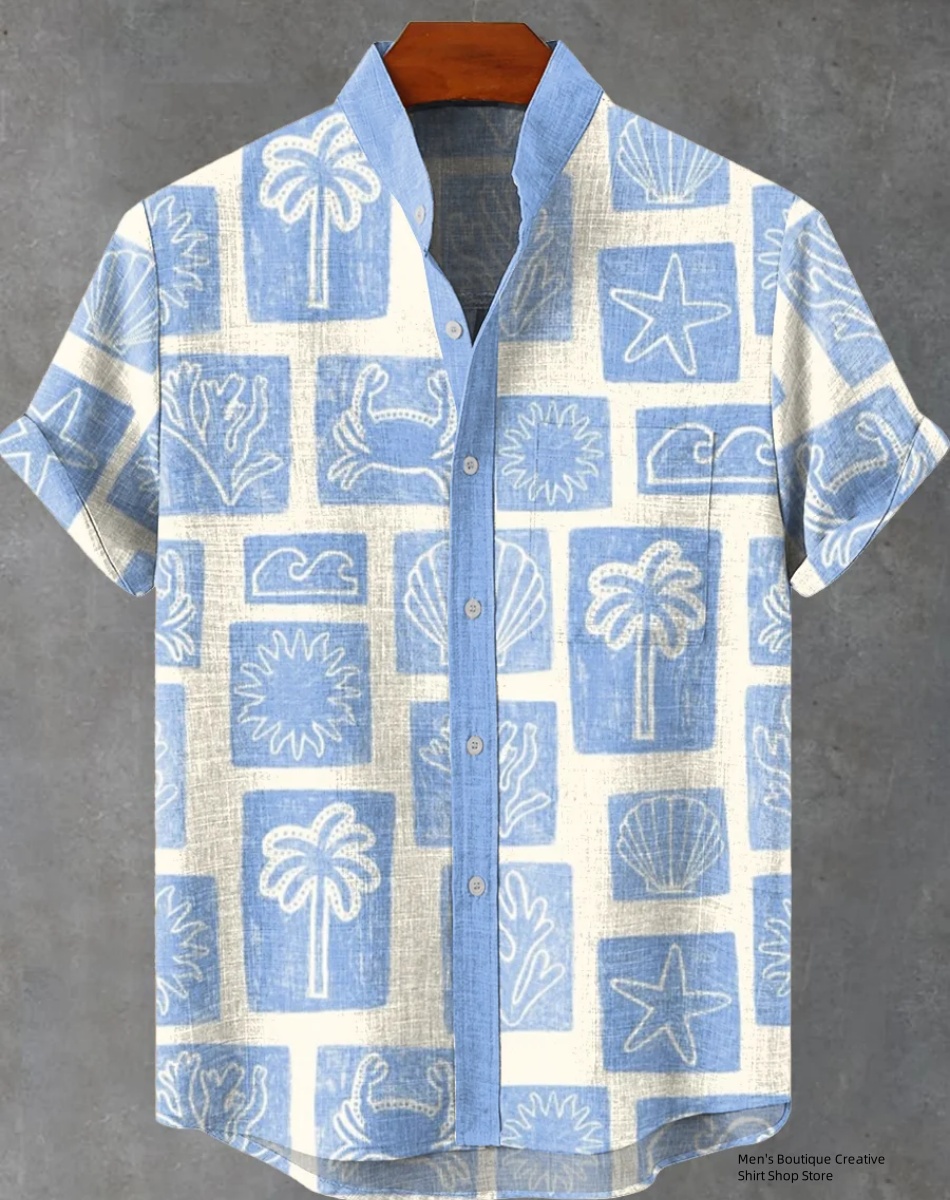 Novo linho masculino 3d padrão - Ethnic Fast Fashion avaliação e preço