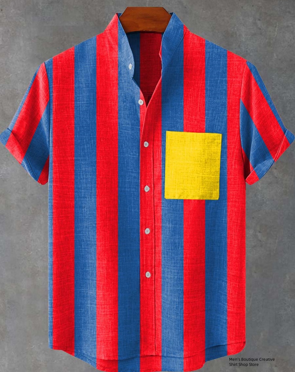 Novo linho masculino 3d padrão - Ethnic Fast Fashion avaliação e preço
