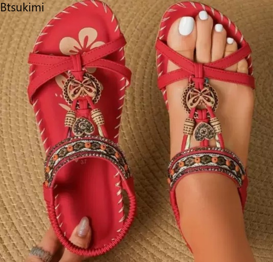 Sandálias Boêmias Femininas pa - Ethnic Fashion For Women avaliação e preço