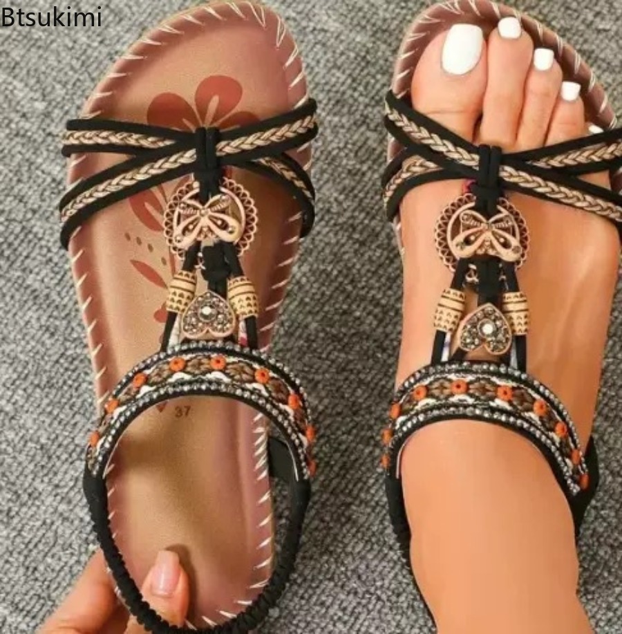 Sandálias Boêmias Femininas pa - Ethnic Fashion For Women avaliação e preço
