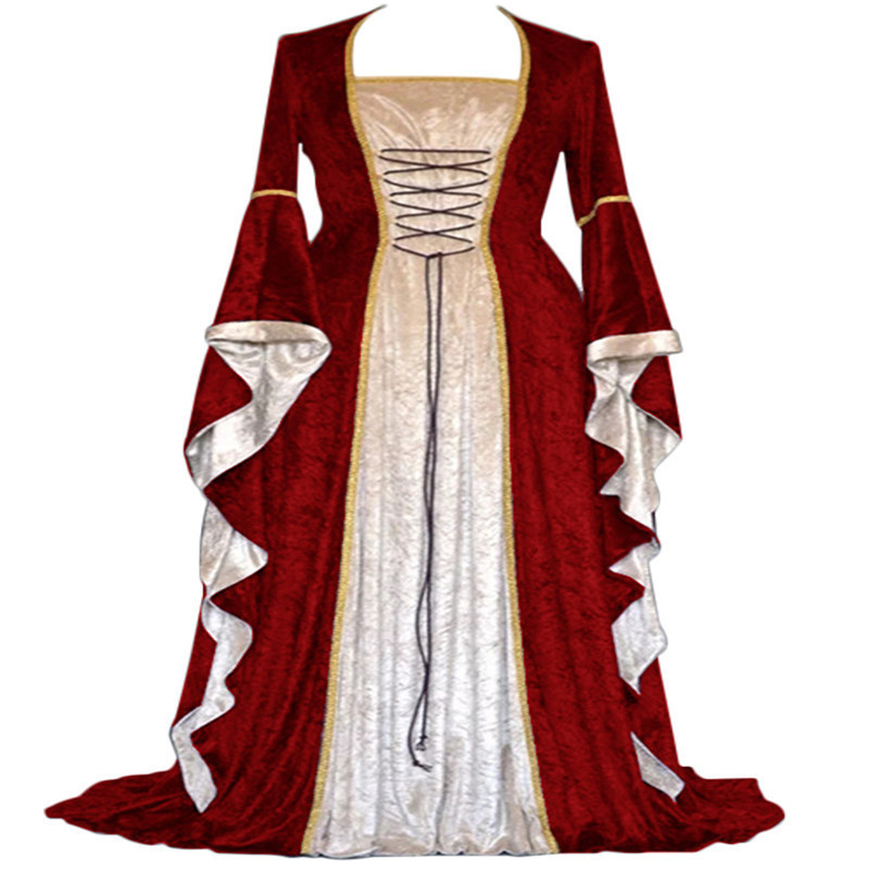 Vestido Medieval Retrô Feminin - Ethnic Wear avaliação e preço