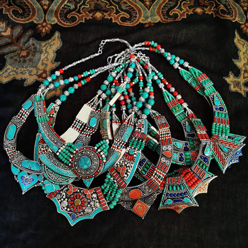 Boho vintage colares coleção c - Ethnic Fashion Com avaliação e preço